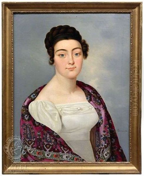 Portrait Der Anna Elisabeta Hoessner, Geb. Bauer - view 1