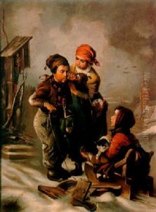 Hiver En Savoie by Vasili Grigorevich Perov