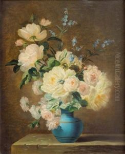 Bouquet De Pivoines Dans Un Vase