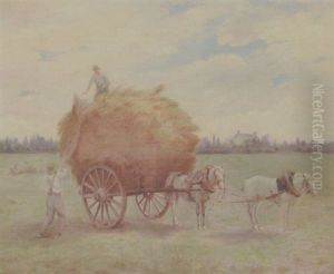 Hostarbejdere Pa Marken by Charles Perrandeau