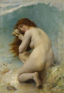 Nymphe Des Eaux by Leon Jean Basile Perrault