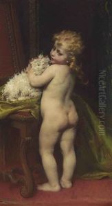 A Canine Companion by Leon Jean Basile Perrault