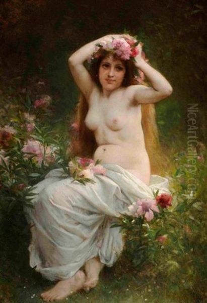 Jeune Femme Aux Fleurs - view 1