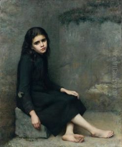 La Mendiante by Leon Jean Basile Perrault
