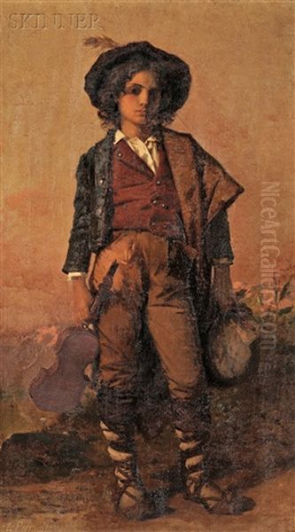 Boy With A Violin - view 1