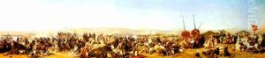 La Prise De La Smalla D'abd-el-kader by Leon Jean Basile Perrault