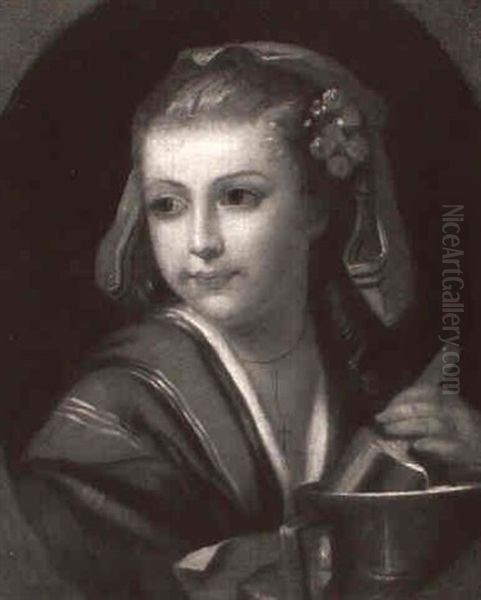 The Young Milkmaid - view 1