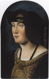 Portrait Of Louis Xii Of France Wearing The Order Of St. Michael Portrait Of Louis Xii Of France Wearing The Order Of St. Michael