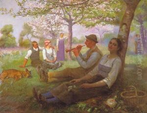 Le Repos Champetre by Aime Perret