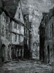 Street Scene by Bertha Eversfield Perrie