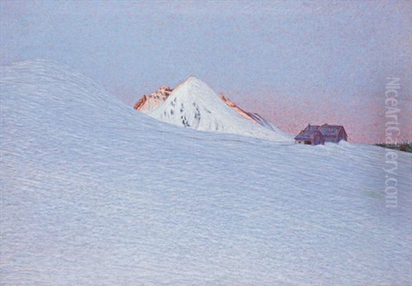 Pointe D'uble Et Roc D'enfer En Hiver - view 1