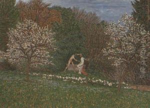 Bouquet D'arbres Avec Personnages