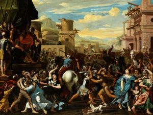 Raub Der Sabinerinnen by Francois Perrier Le Bourguignon