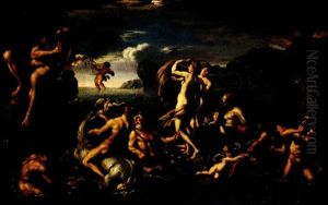 Acis Et Galatee by Francois Perrier Le Bourguignon