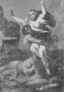 L'enlevement De Dejanire by Francois Perrier Le Bourguignon