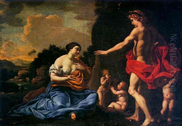 Apollon Et La Deesse Themis - view 1
