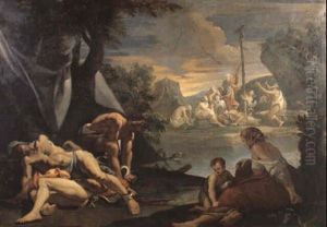 Moise Et Le Serpent D'airain by Francois Perrier Le Bourguignon