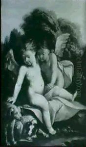 Allegorie De La Fidelite by Francois Perrier Le Bourguignon