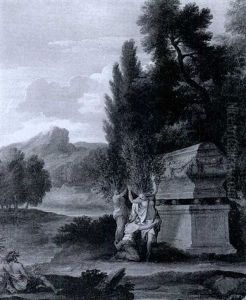 The Sisters Of Phaeton Transformed Into Trees At His Tomb by Francois Perrier Le Bourguignon