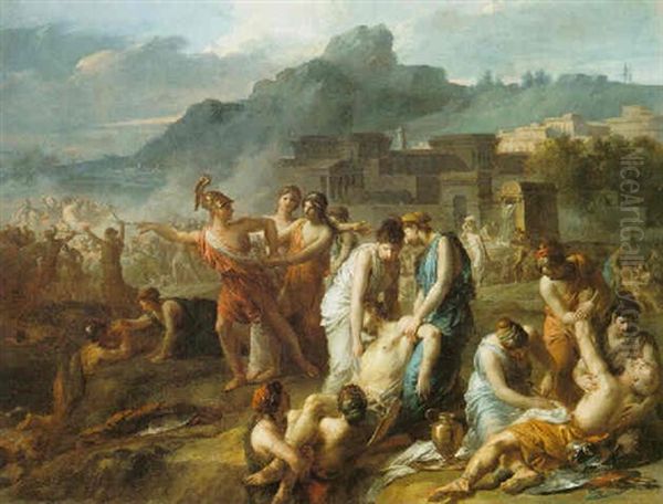 Le Devouement Des Femmes Spartiates - view 1