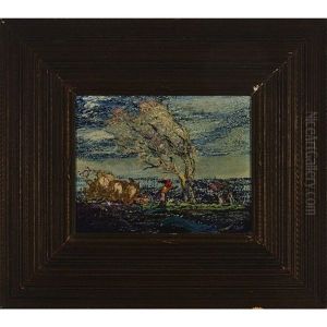 Windblown Landscape by Van Dearing Perrine