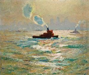 Hudson River Tugboats by Van Dearing Perrine