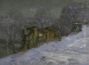 Untitled - Winter's Pass by Van Dearing Perrine