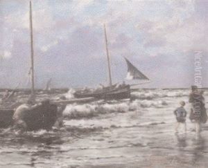 Retour De Peche by Maurice Perronet