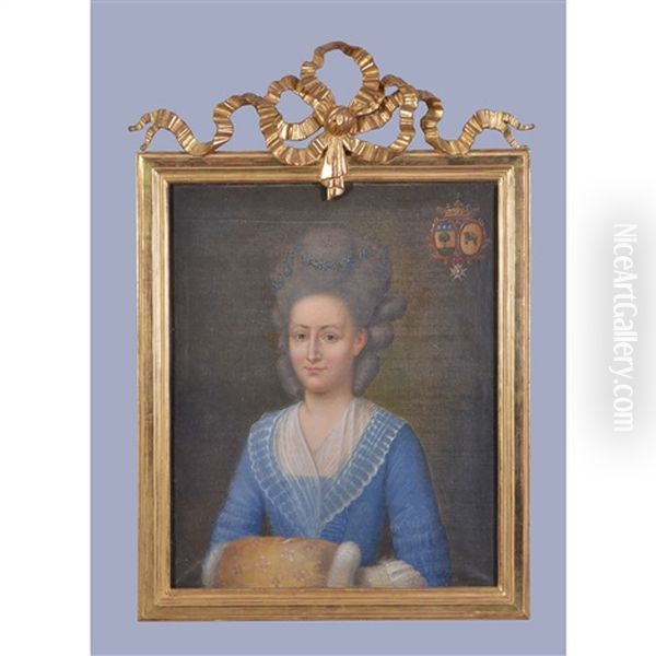 Portrait Of Rene Richeteau, Marquis D'airvault; Portrait Of His Wife Gabrielle-henriette, Nee De Chastrigner, Daughter Of Jean-henri Chasteigner, Marquis De Chastrigner, Seigneur De Rouvre - view 1