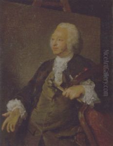 Ritratto Di Jean Baptiste Oudry by Jean-Baptiste Perronneau