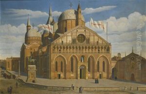 Padua, A View Of The Basilica Of Saint Antony, Seen From The West