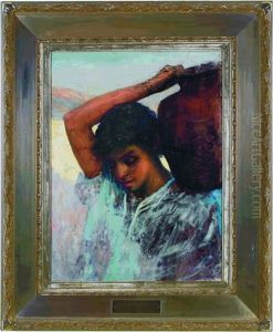 Mexican Water Carrier by Curtis A. Perry