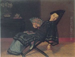 Oriental Lady With Fan