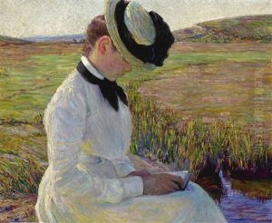 Girl Reading A Book