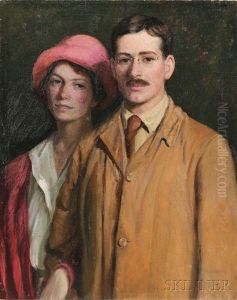 Portrait Of Edith Perry Ballantine And Edward Ballantine by Lilla Calbot Perry
