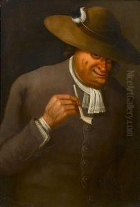 A Pensive Smoker by Tim Bobbin