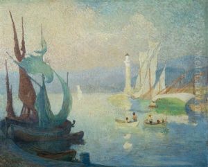Port De Saint Tropez by Henri Person