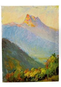 Aot Dans Les Alpes (august In Den Alpen) by Henri Person
