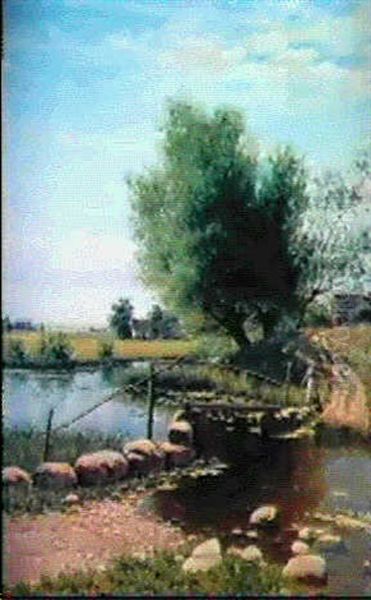 Sommarlandskap, Skane - view 1