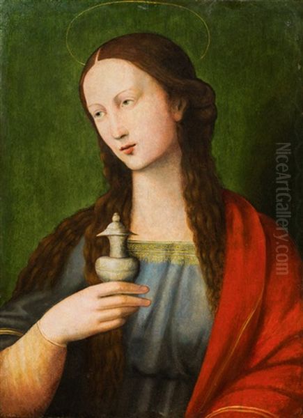 Saint Mary Magdalene Holding An Ointment Vessel - view 1