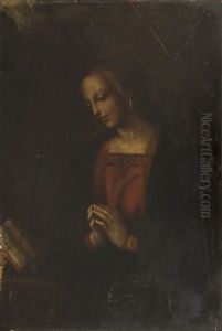 Vierge En Priere by Pietro Vannucci Perugino