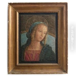 Madonna Enthroned Between St. John And St. Sebastian by Pietro Vannucci Perugino