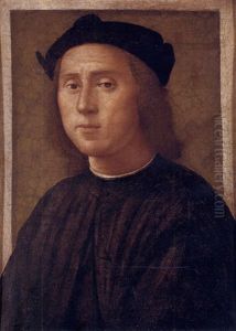 Portrait Of A Man In A Black Coat And Black Cap