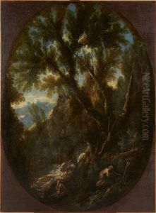 Paysages Aux Moines (2 Works)