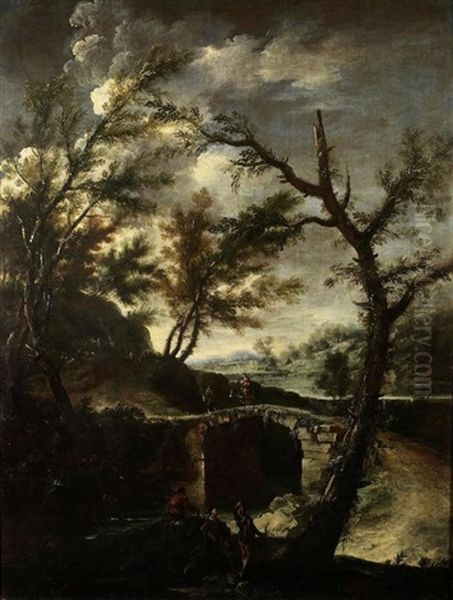 The Rest On The Flight Into Egypt by Antonio Francesco Peruzzini