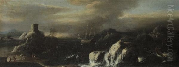 Navire Dans La Tempete - view 1