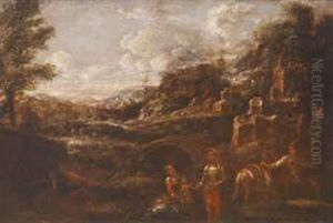 Vedute Di Paesaggi (pair) by Antonio Francesco Peruzzini