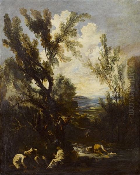 Kustenlandschaft Mit Figuren - view 1