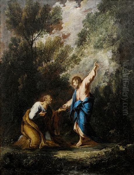 Christ Handing The Keys Of Heaven To Saint Peter - view 1