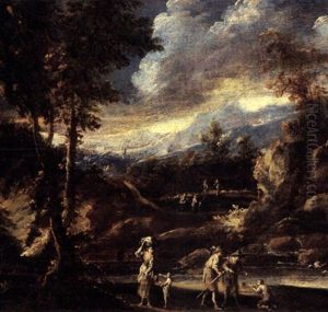 Travelers In An Extensive Landscape Travelers In An Extensive Landscape